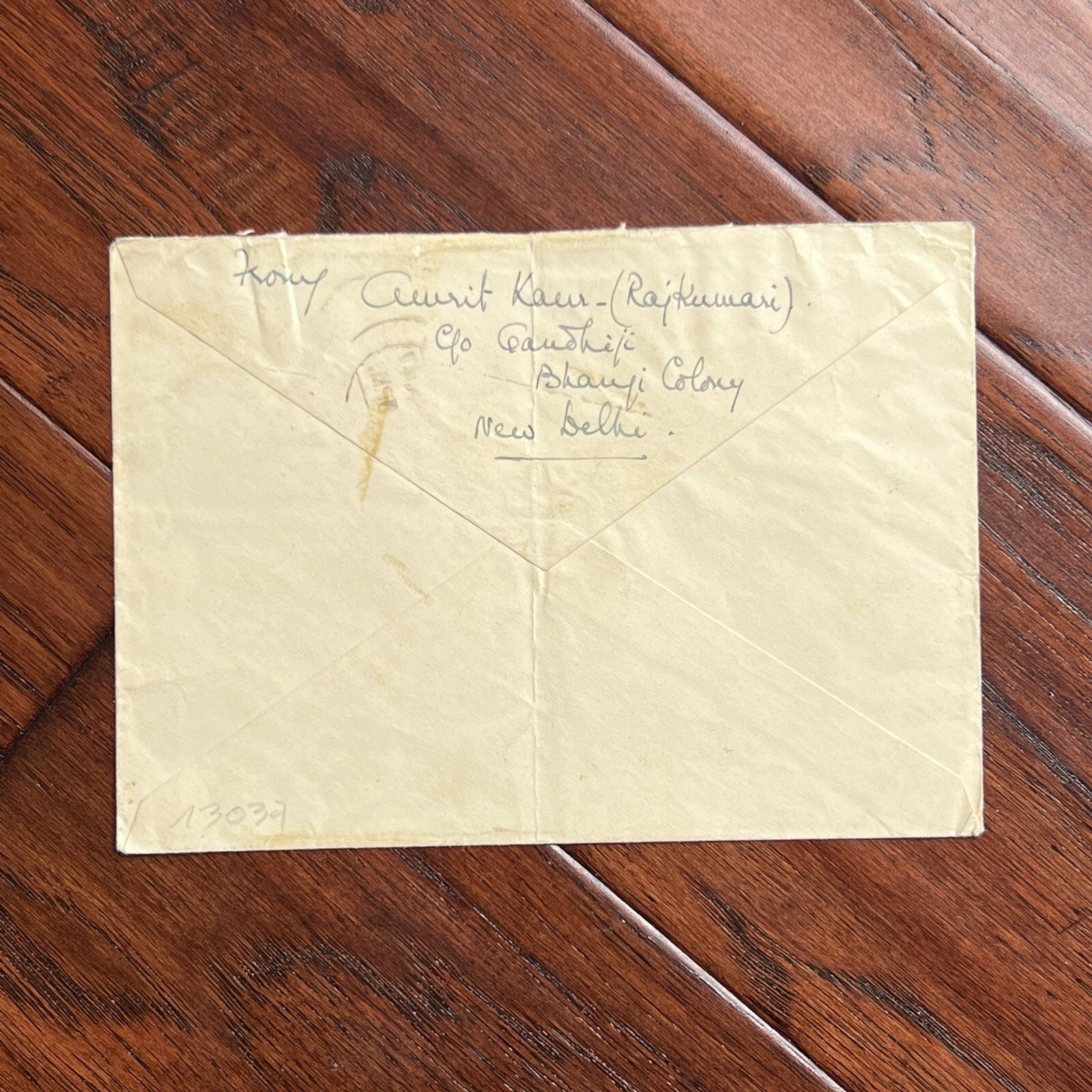 MAHATMA GANDHI * JSA * Double Signed AUTOGRAPH Photo * New Delhi