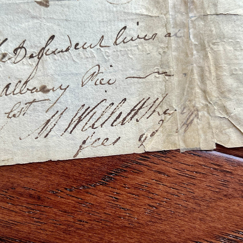 AARON BURR * JSA * With Sons of Liberty Member Autograph Legal Document Signed
