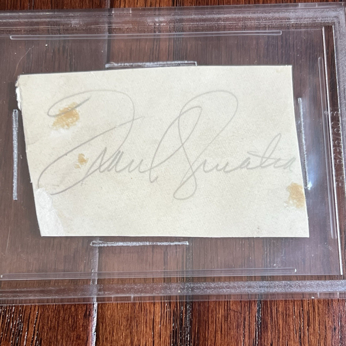 FRANK SINATRA * Beckett BAS * Authentic Cut Signature Autograph From 1940 Signed
