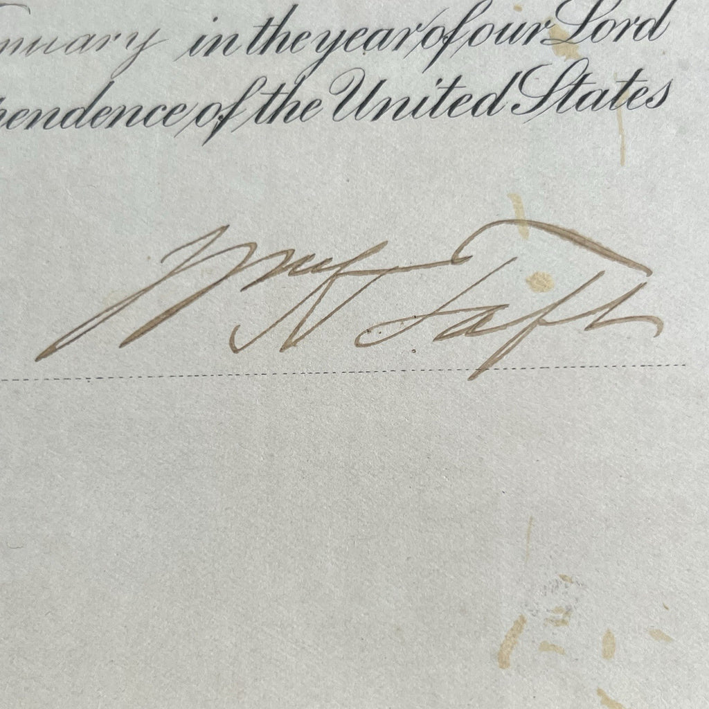 WILLIAM H. TAFT * PSA * Autograph Cut Signature Signed AS PRESIDENT * Howard