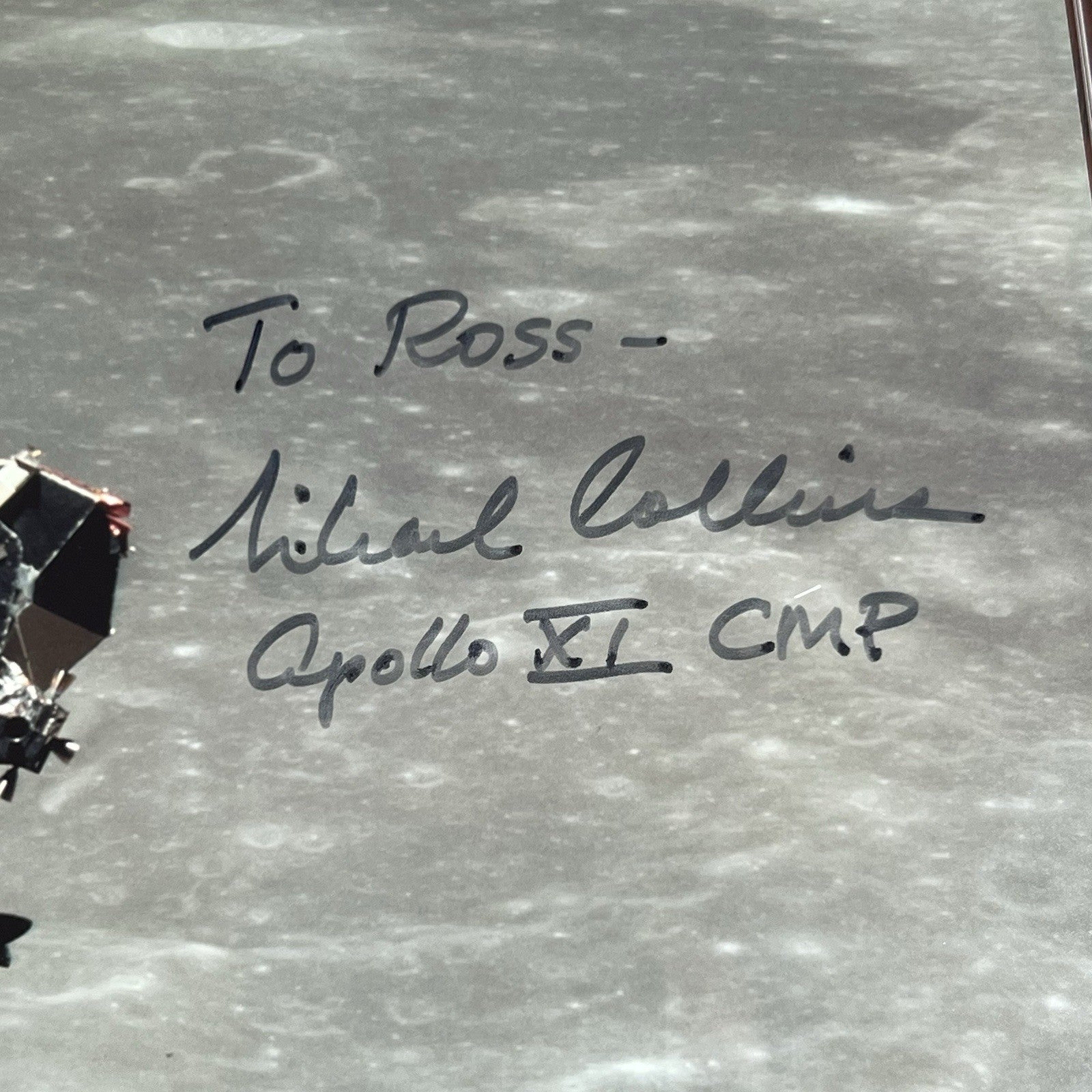 MICHAEL COLLINS * PSA * Autograph APOLLO 11 Eagle Mission Photo Signed