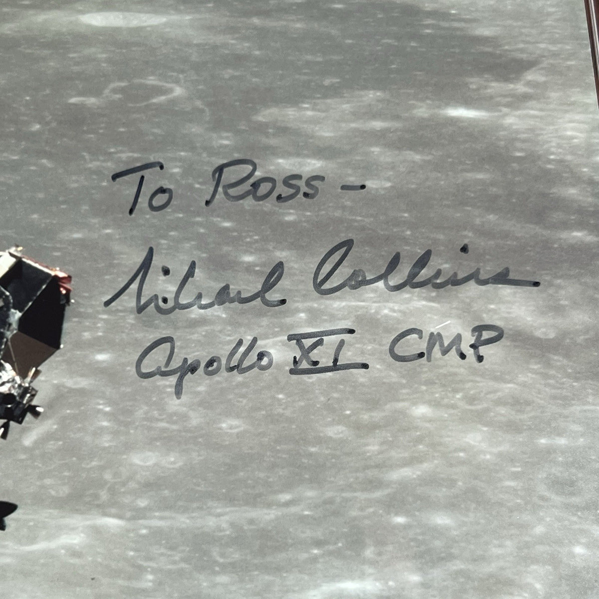 MICHAEL COLLINS * PSA * Autograph APOLLO 11 Eagle Mission Photo Signed