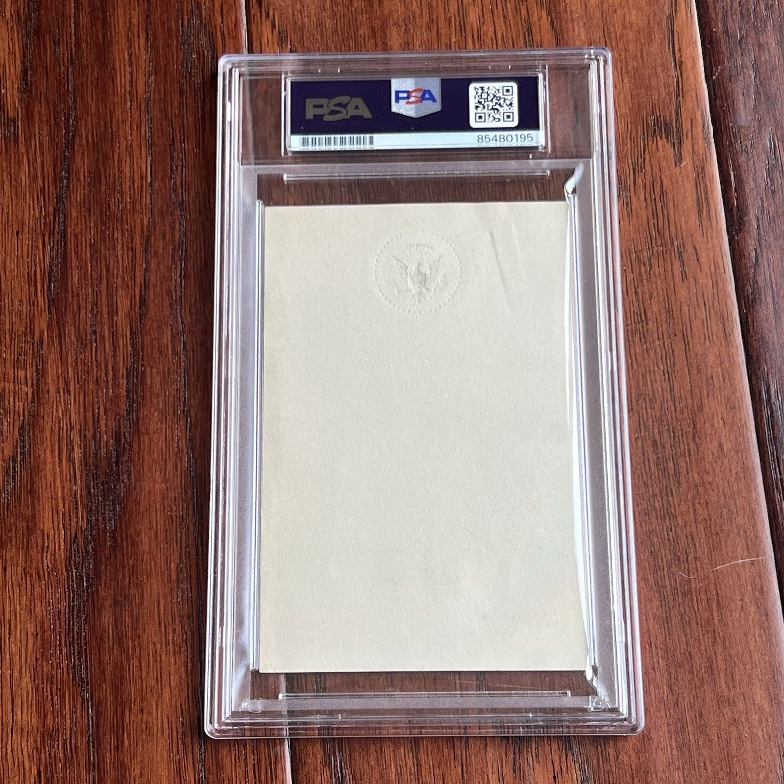 LYNDON B. JOHNSON * PSA/DNA * Autograph Bookplate Signed * LBJ President Seal