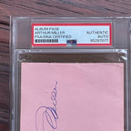 ARTHUR MILLER * PSA/DNA * Autograph Album Page Signed *  CRUCIBLE Playwright