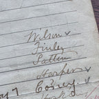 WOODROW WILSON  * JSA * Autograph PRINCETON Academic Schedule SIGNED 2x