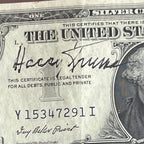 HARRY S TRUMAN * BAS Beckett * Autograph $1 Dollar Bill Signed * BUCK STOPS HERE