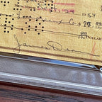 JAMES DEAN * PSA/DNA *  1954 AUTOGRAPH Bank Check SIGNED * Rebel Without a Cause