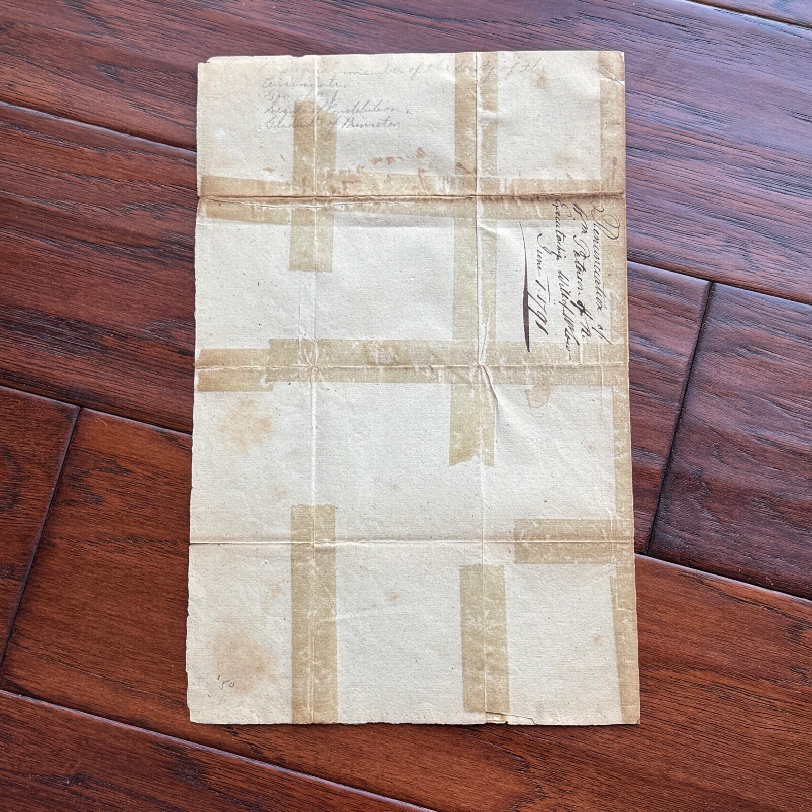 WILLIAM PATERSON * PSA/DNA * Autograph Document Signed * Constitution Signer