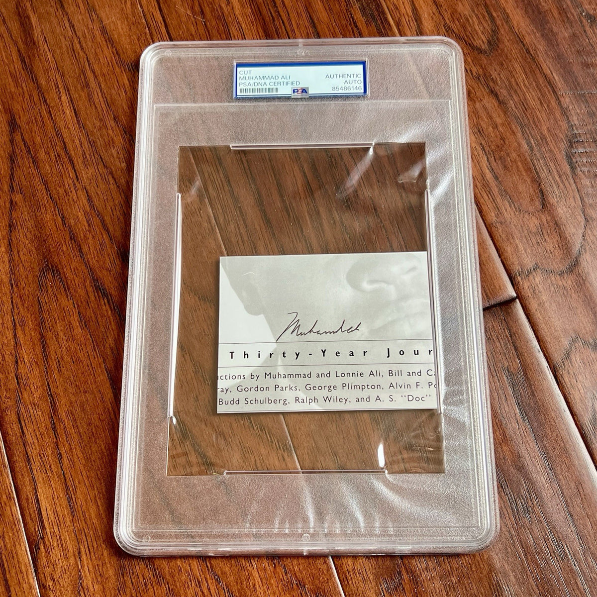 MUHAMMAD ALI * PSA/DNA * Autograph Cut Signature Signed