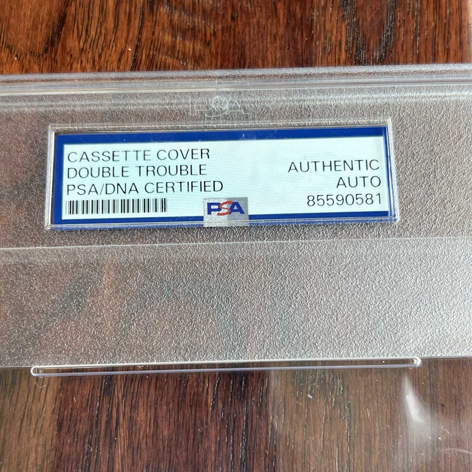 STEVIE RAY VAUGHAN * PSA * Double Trouble BAND Signed CASSETTE Cover Autograph