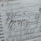 WOODROW WILSON  * JSA * Autograph PRINCETON Academic Schedule SIGNED 2x