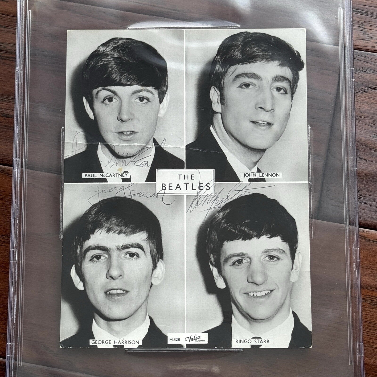 THE BEATLES * Beckett BAS * Band Signed Promo Photo Autograph * John Lennon