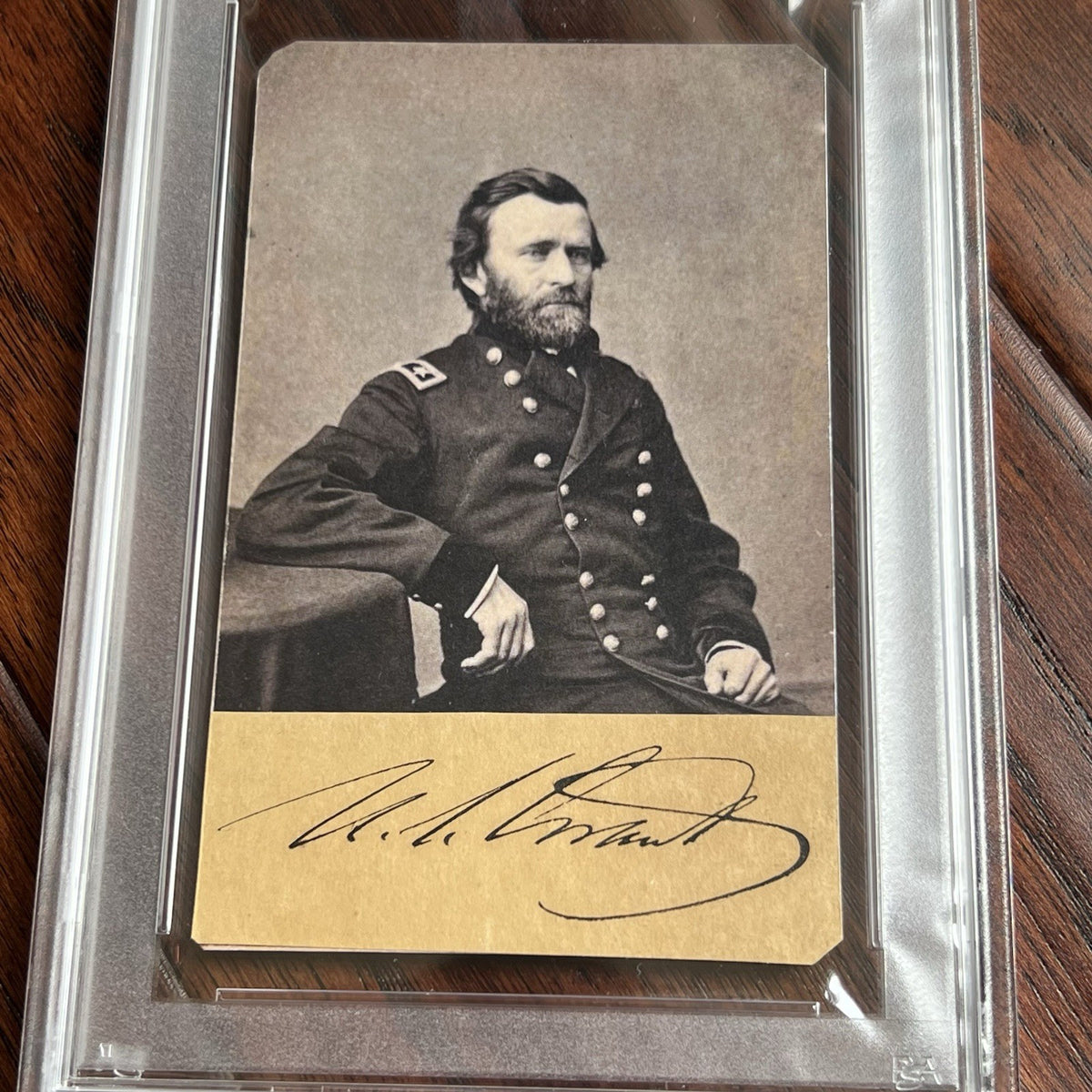ULYSSES S. GRANT * PSA/DNA * Autograph CUT SIGNATURE Signed CDV  * Civil War