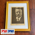 THEODORE ROOSEVELT * PSA * Autograph Christmas 1917 Photo Portrait Signed