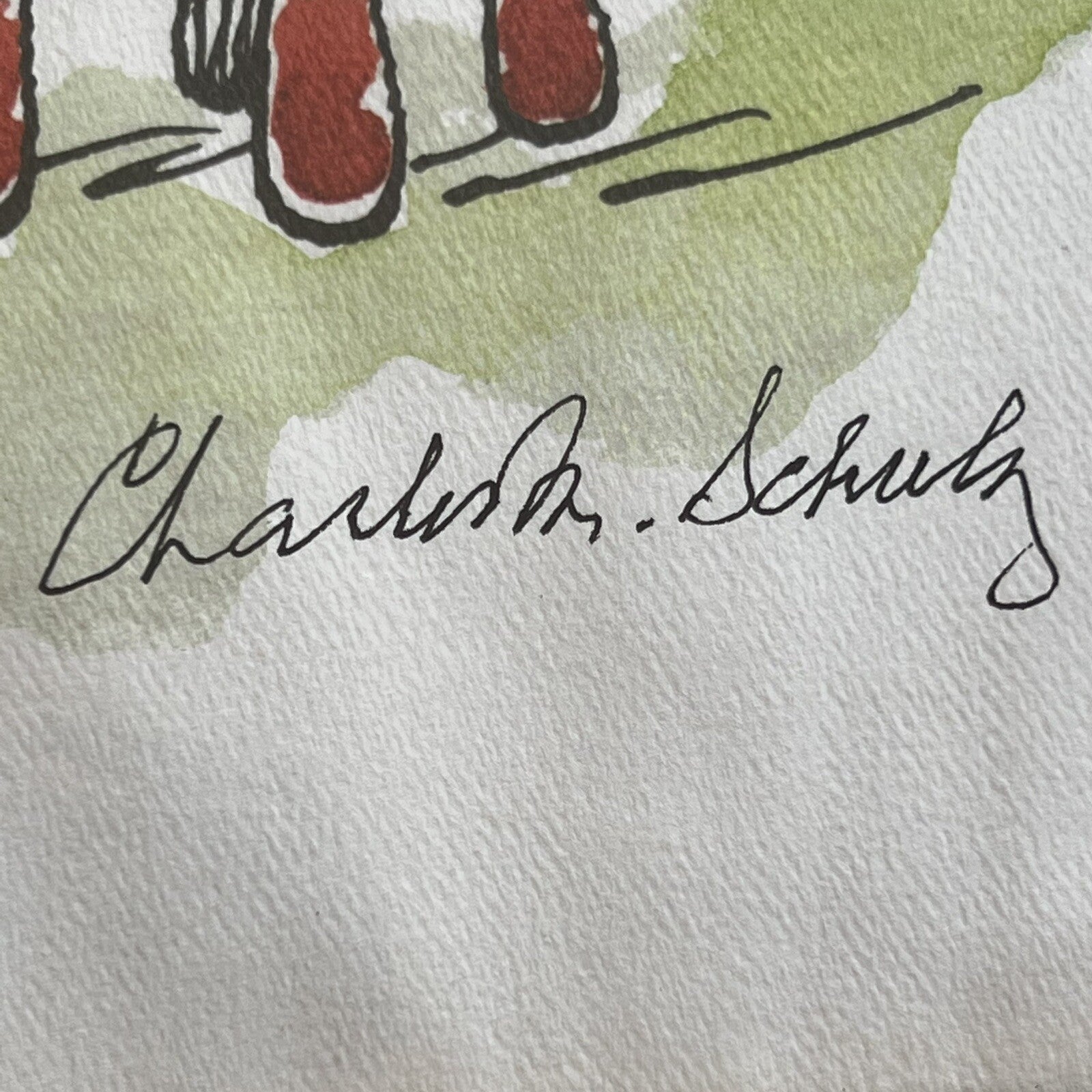 CHARLES SCHULZ * Limited Edition Lithograph Print Signed Doctor Is In Autograph