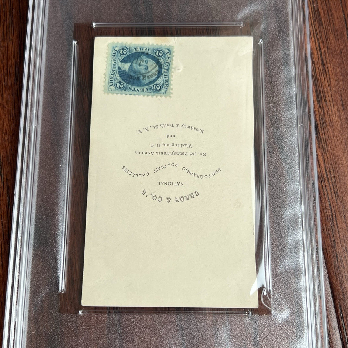 WILLIAM H SEWARD * PSA * Signed CDV Autograph Photograph Abraham Lincoln Cabinet