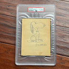 CHARLES M SCHULZ * PSA * Autograph SNOOPY Hand-Drawn Artwork Signed * PEANUTS