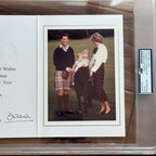 PRINCESS DIANA & KING CHARLES III * PSA * Autograph Family Xmas Card Signed 1985