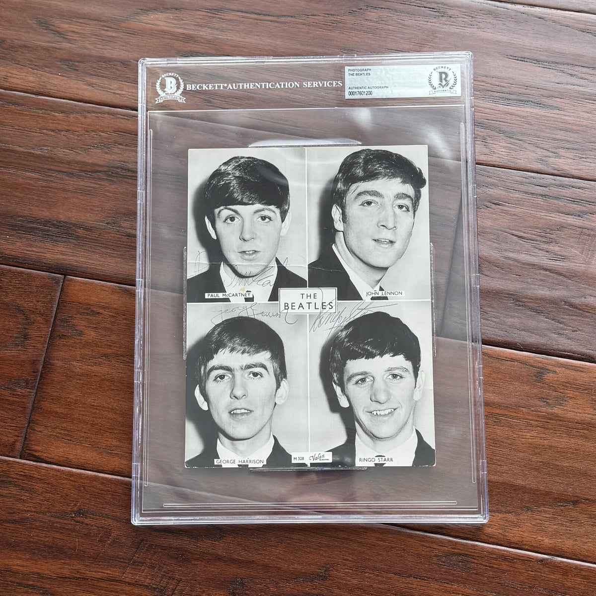 THE BEATLES * Beckett BAS * Band Signed Promo Photo Autograph * John Lennon