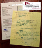 George H.W. Bush * JSA COA Handwritten AUTOGRAPH letter SIGNED as "Pres. U.S."