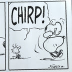 CHARLES SCHULZ * PSA * Original Snoopy Artwork Strip Signed * Autograph Drawing