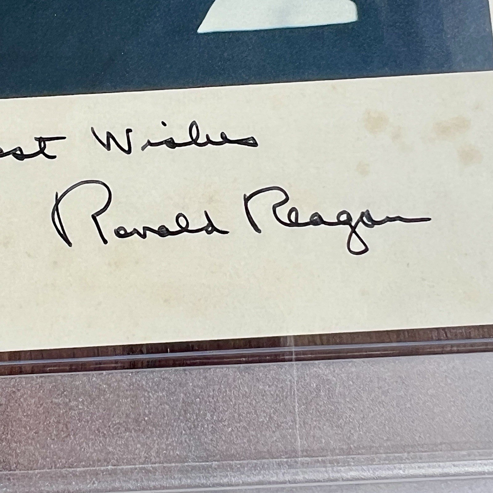 RONALD REAGAN * PSA/DNA * Autograph Photo AS PRESIDENT Portrait Signed