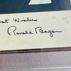 RONALD REAGAN * PSA/DNA * Autograph Photo AS PRESIDENT Portrait Signed