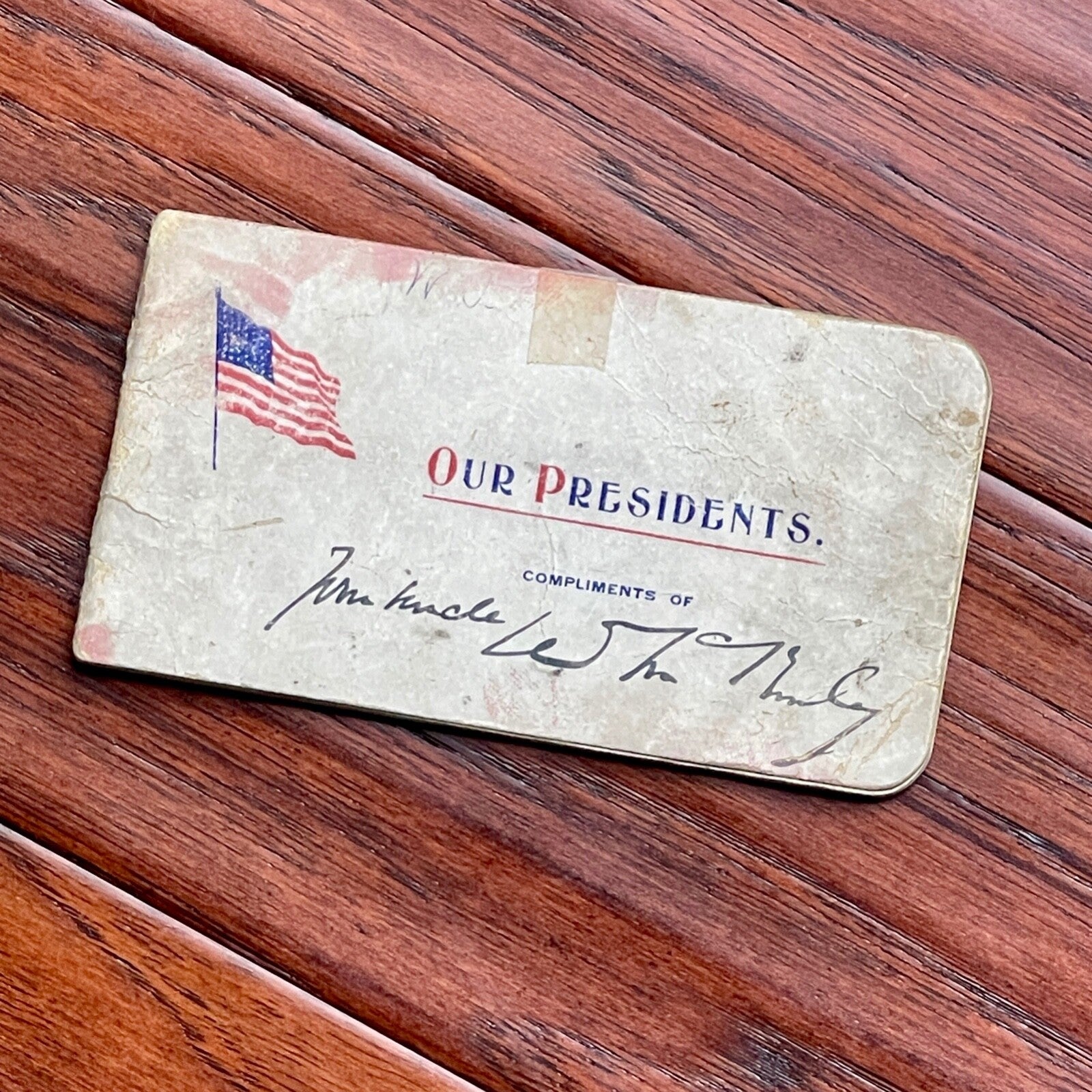 WILLIAM McKINLEY * PSA * Autograph OUR PRESIDENTS Oath of Office booklet SIGNED