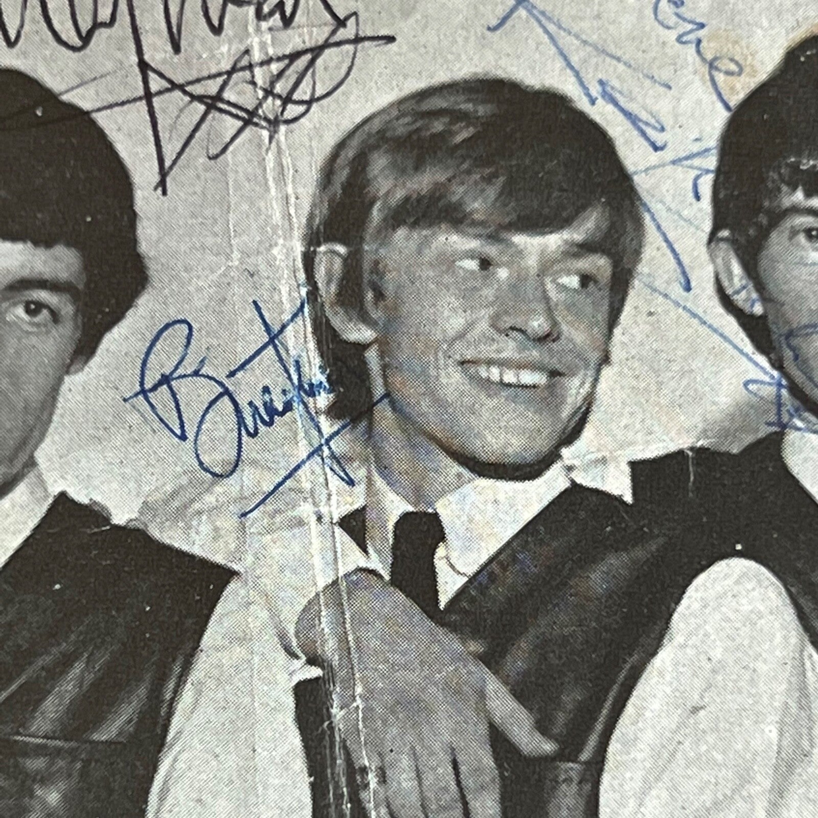 ROLLING STONES * PSA * AUTOGRAPH Full Set Mick Jagger Brian Jones PHOTO Signed