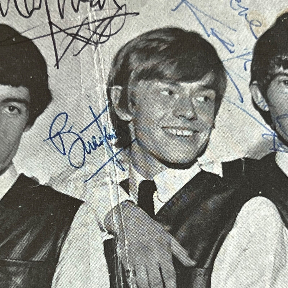 ROLLING STONES * PSA * AUTOGRAPH Full Set Mick Jagger Brian Jones PHOTO Signed