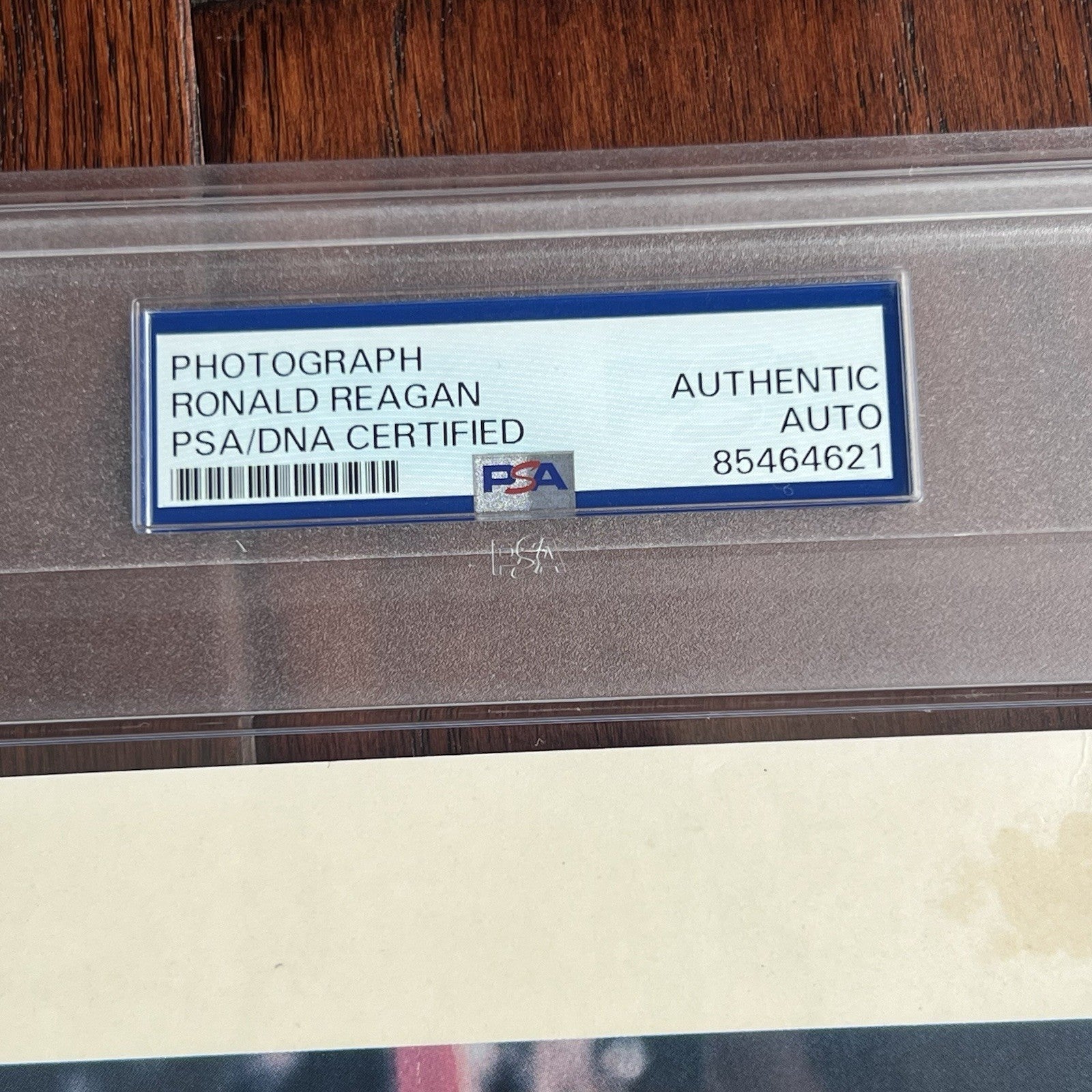 RONALD REAGAN * PSA/DNA * Autograph Photo AS PRESIDENT Portrait Signed