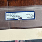 RONALD REAGAN * PSA/DNA * Autograph Photo AS PRESIDENT Portrait Signed