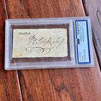 WILLIAM PATERSON * PSA * Autograph Cut Signature Signed * Constitution Signer