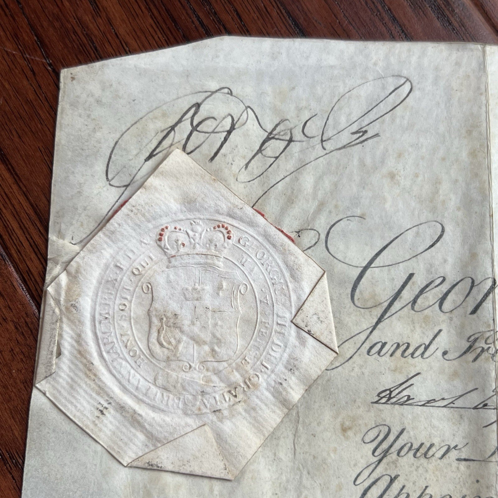 Mad KING GEORGE III * PSA/DNA * Royal APPOINTMENT Signed * 1809