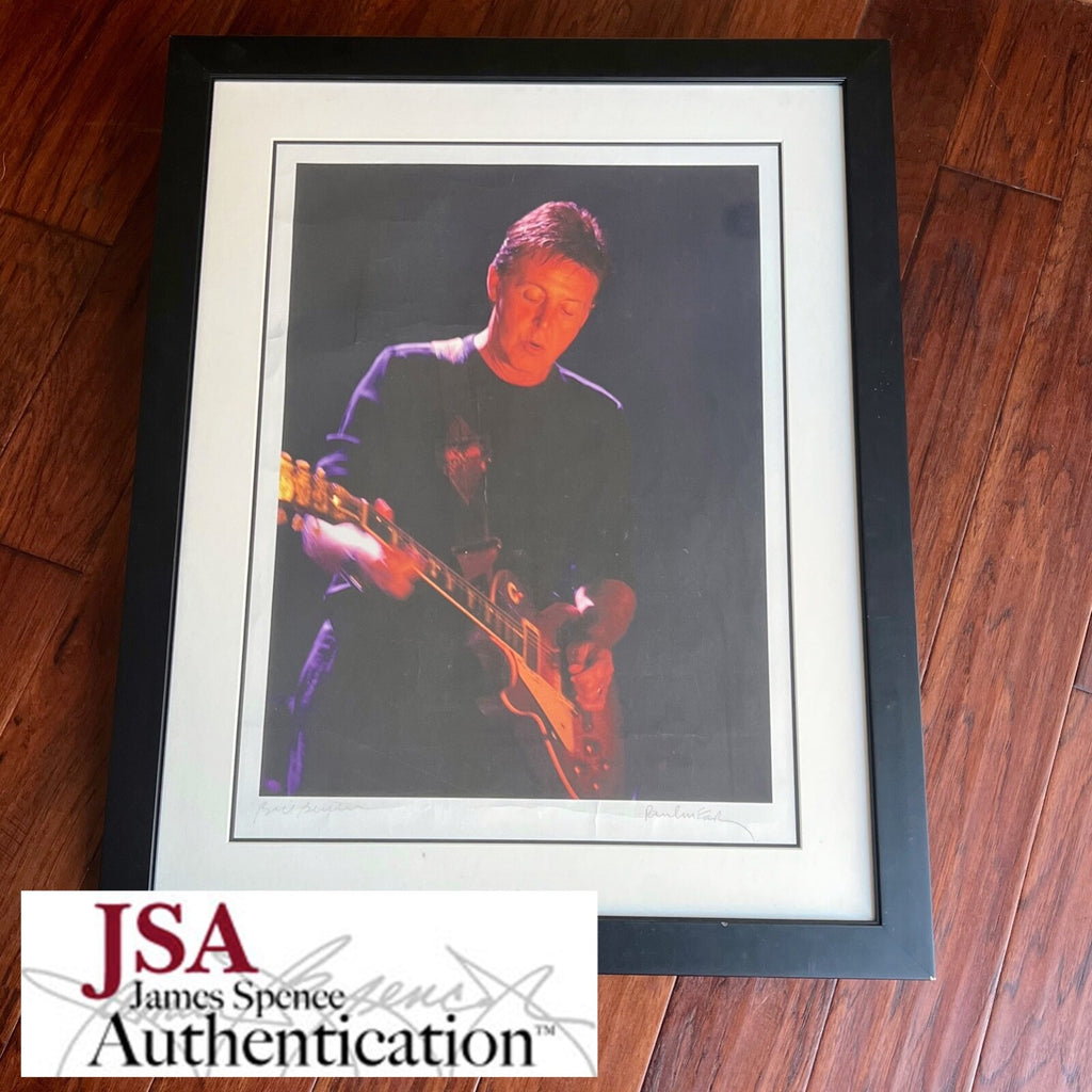 PAUL McCARTNEY * JSA * Autograph Limited Edition 23x17 SIGNED Print * BEATLES