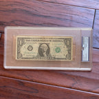 APOLLO 17 * PSA * Crew Signed Dollar Bill Autograph Gene CERNAN  EVANS * SCHMIDT