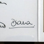 PRINCESS DIANA & KING CHARLES III * PSA * Autograph Family Xmas Card Signed 1985