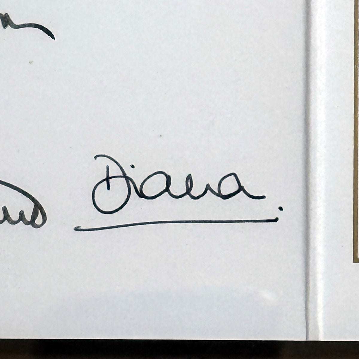 PRINCESS DIANA & KING CHARLES III * PSA * Autograph Family Xmas Card Signed 1985
