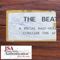 PAUL McCARTNEY + RINGO * JSA * Beatles AUTOGRAPH Cut Signatures SIGNED