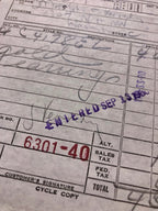 JACQUELINE KENNEDY * JSA * "Mrs. John F. Kennedy" Double (2x) AUTOGRAPH Receipt