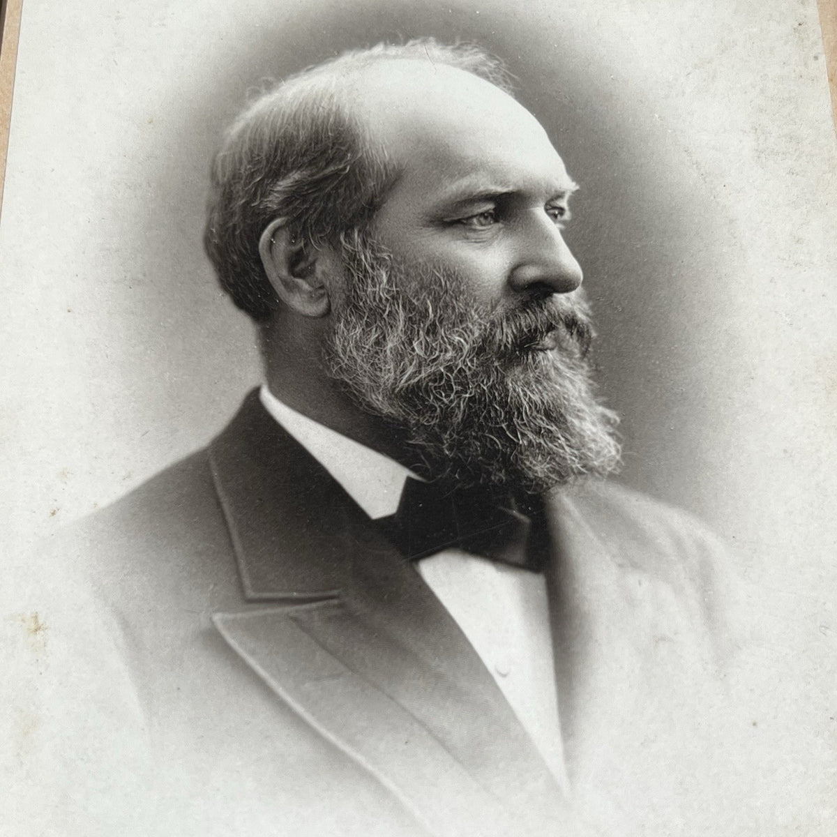 JAMES A. GARFIELD * PSA Gem 10 Graded * Signed Cabinet Card Photograph Autograph