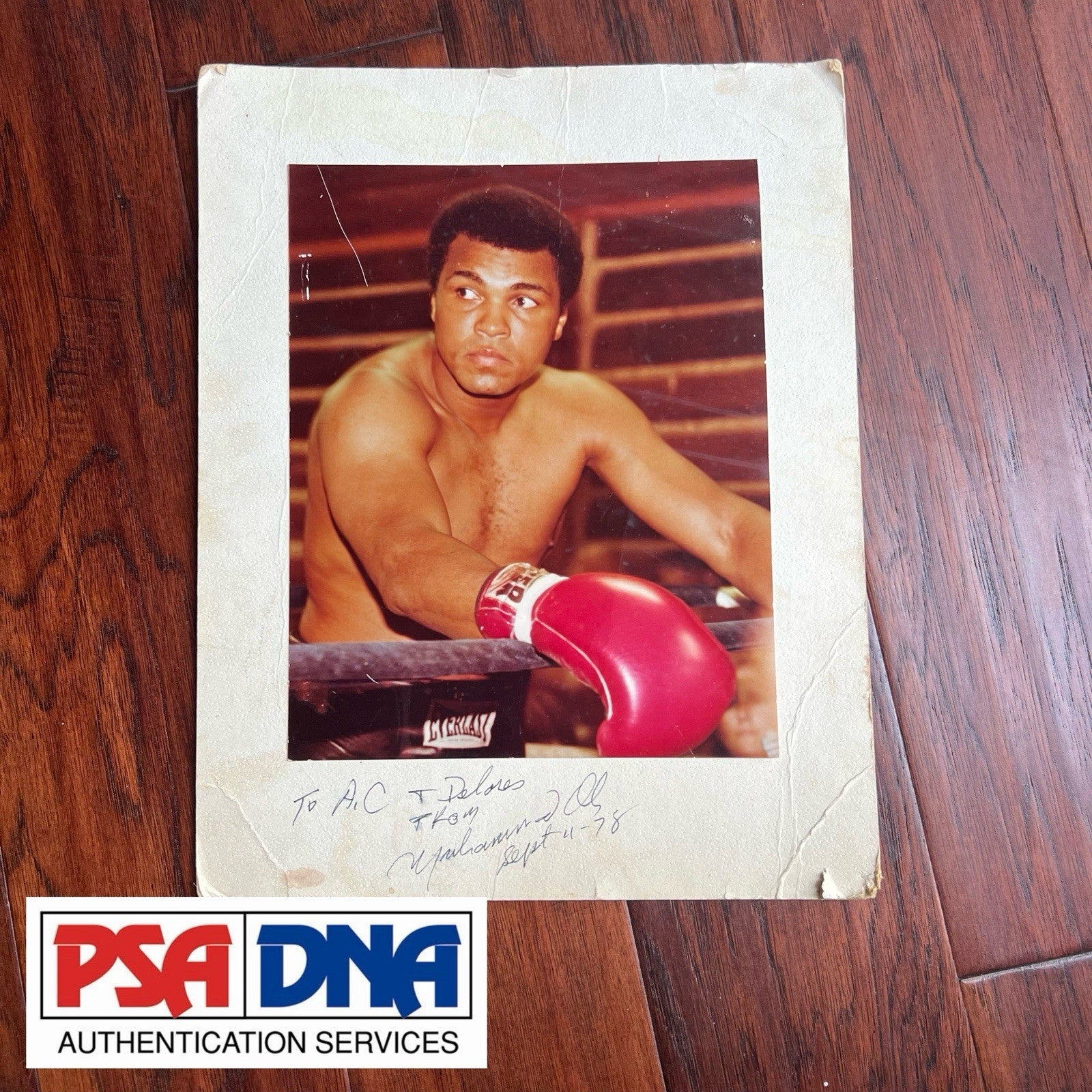 MUHAMMAD ALI * PSA/DNA * Autograph PHOTO Signed * Boxing