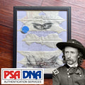 GEORGE CUSTER * PSA * Autograph MAJOR GEN. Promotion Signed by ANDREW JOHNSON