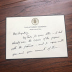 ROBERT F. KENNEDY * JSA * Handwritten Letter Signed As Attorney General Re: JFK