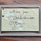 JOHN LENNON * PSA/DNA * Scarce Autograph JOHN + YOKO DOODLES Signed * Beatles