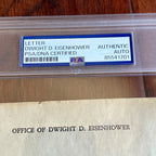 DWIGHT D. EISENHOWER * PSA * Autograph Letter Signed 8 DAYS BEFORE INAUGURATION
