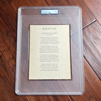 ROBERT FROST * PSA * Autograph "ROAD NOT TAKEN" Signed Souvenir Printed POEM