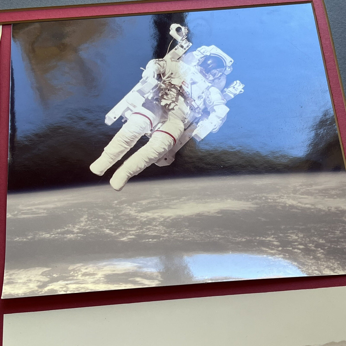 STS 41-B * JSA * Bruce McCandless Certified Flown Flag & Patch Autograph Signed