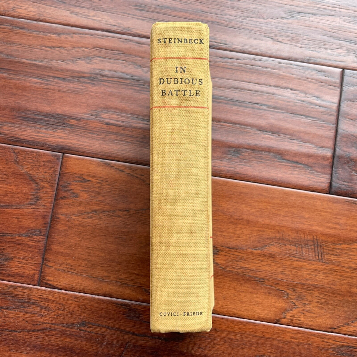 JOHN STEINBECK * PSA * Autograph 1st Edition IN DUBIOUS BATTLE Book Signed