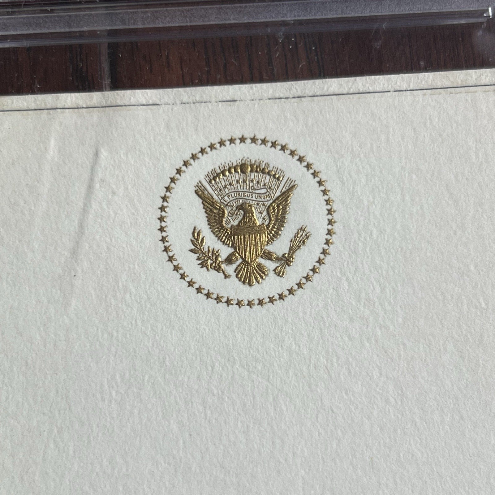 LYNDON B. JOHNSON * PSA/DNA * Autograph Bookplate Signed * LBJ President Seal